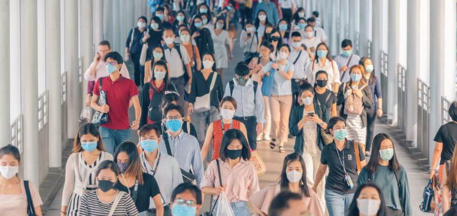 Health Experts Advice Wearing Facemasks as Precaution Amidst Rising COVID Infections